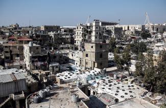 Dire infrastructure is a defining feature of Lebanon’s Shatila Palestinian refugee camp in the south of Beirut.