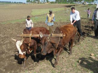 Gerd Müller in Ethiopia in 2010.