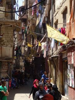 Shatila refugee camp in Beirut, Lebanon.